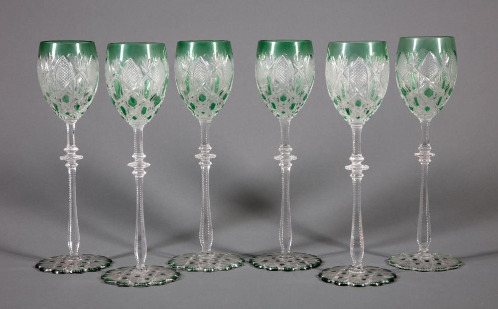 BACCARAT "TSAR" RED WINE GLASSESSet