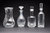 BACCARAT VASE &AMP; 2 CRYSTAL