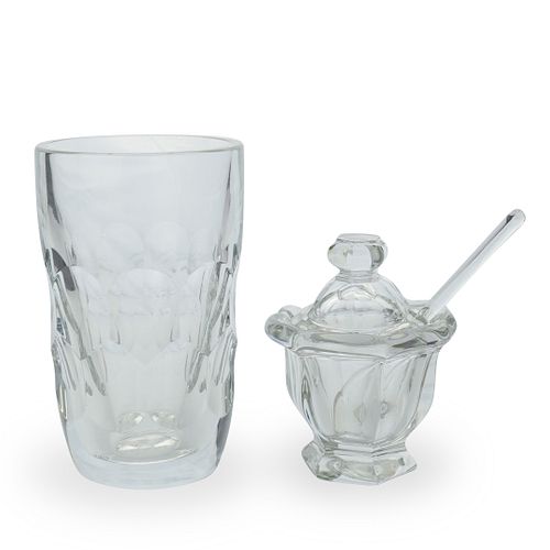 BACCARAT VASE & SERVING