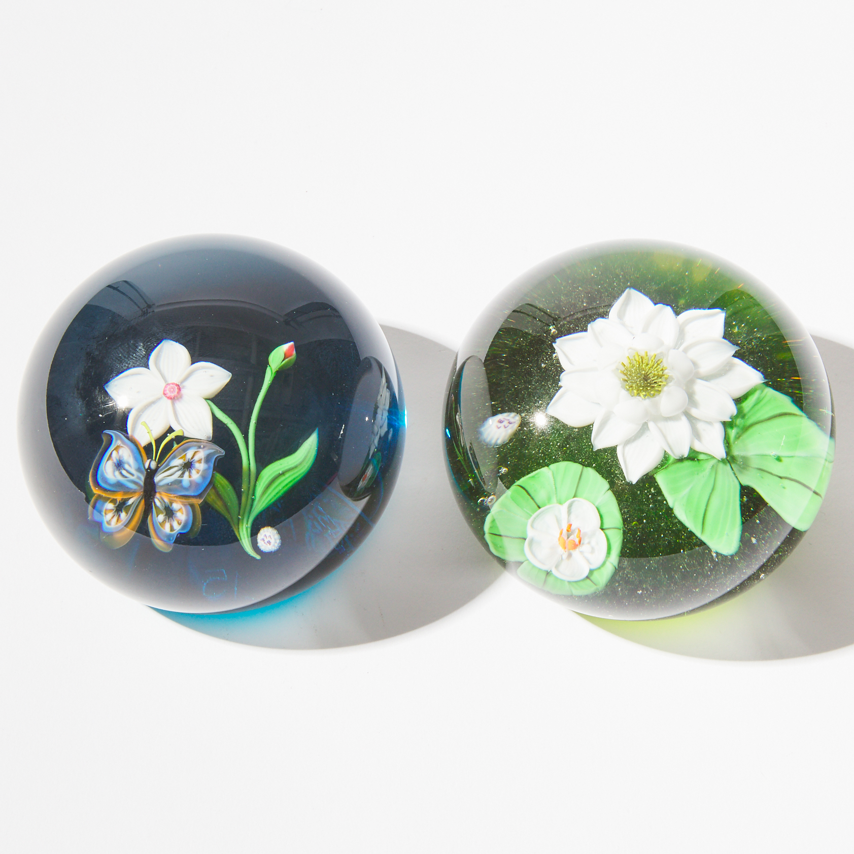 Baccarat Water Lilies and Butterfly