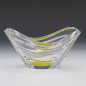 BACCARAT WAVE VASE 4 ¼" x 8 ¼"