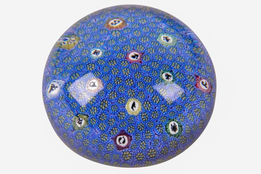 BACCARAT ZODIAC PAPERWEIGHTsigned
