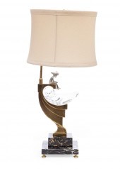 BACCARAT/STIFFEL BRASS CRYSTAL