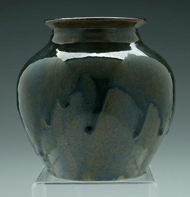 Bachelder vase, runny glossy