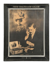 BACHELOR CIGAR FRAMED BLACK &
