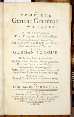 Bachmair, John James. A Complete