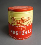 BACHMAN PRETZELS TOLE BOX, H: