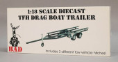 BAD ASS DIE CAST DRAG BOAT TRA