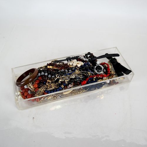 BAG OF COSTUME JEWELRYBag of