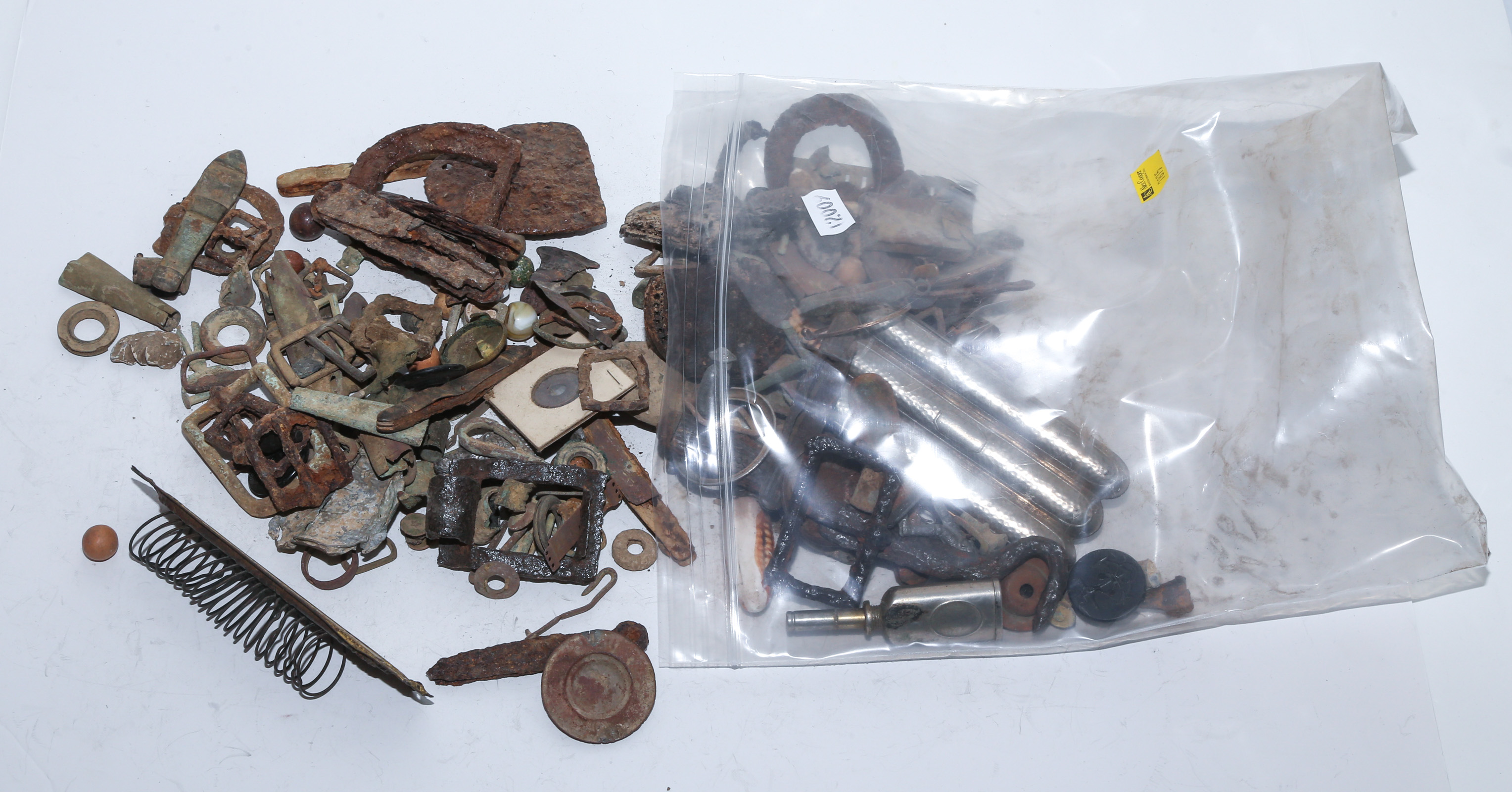 BAG OF DUG ARTIFACTS Most