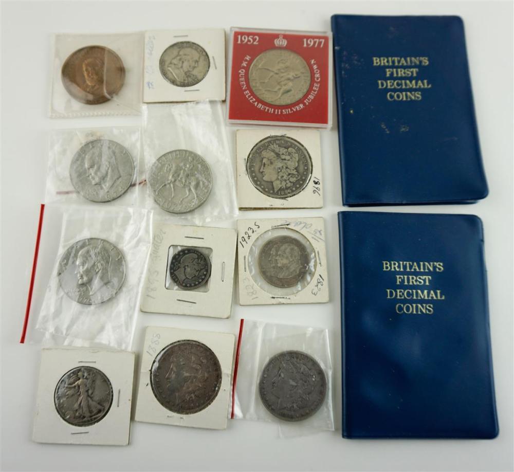BAG OF MISCELLANEOUS COINS AND