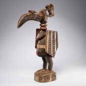 BAGA PEOPLES, CARVED BIRD FIGU