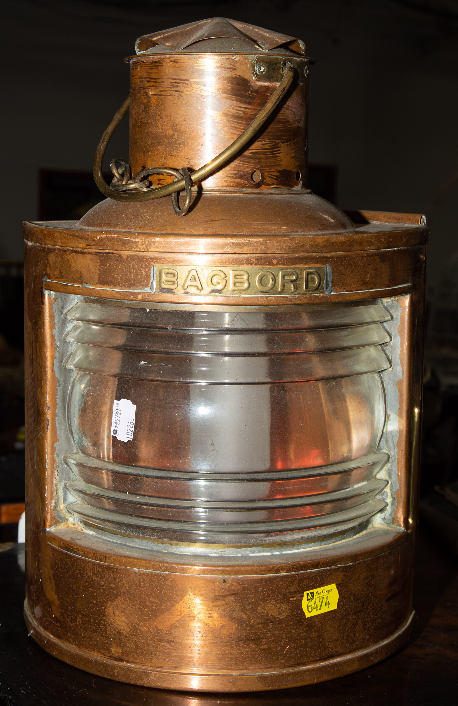 BAGBORD COPPER SHIP'S LANTERN