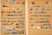 Bagged stamps of China in slee