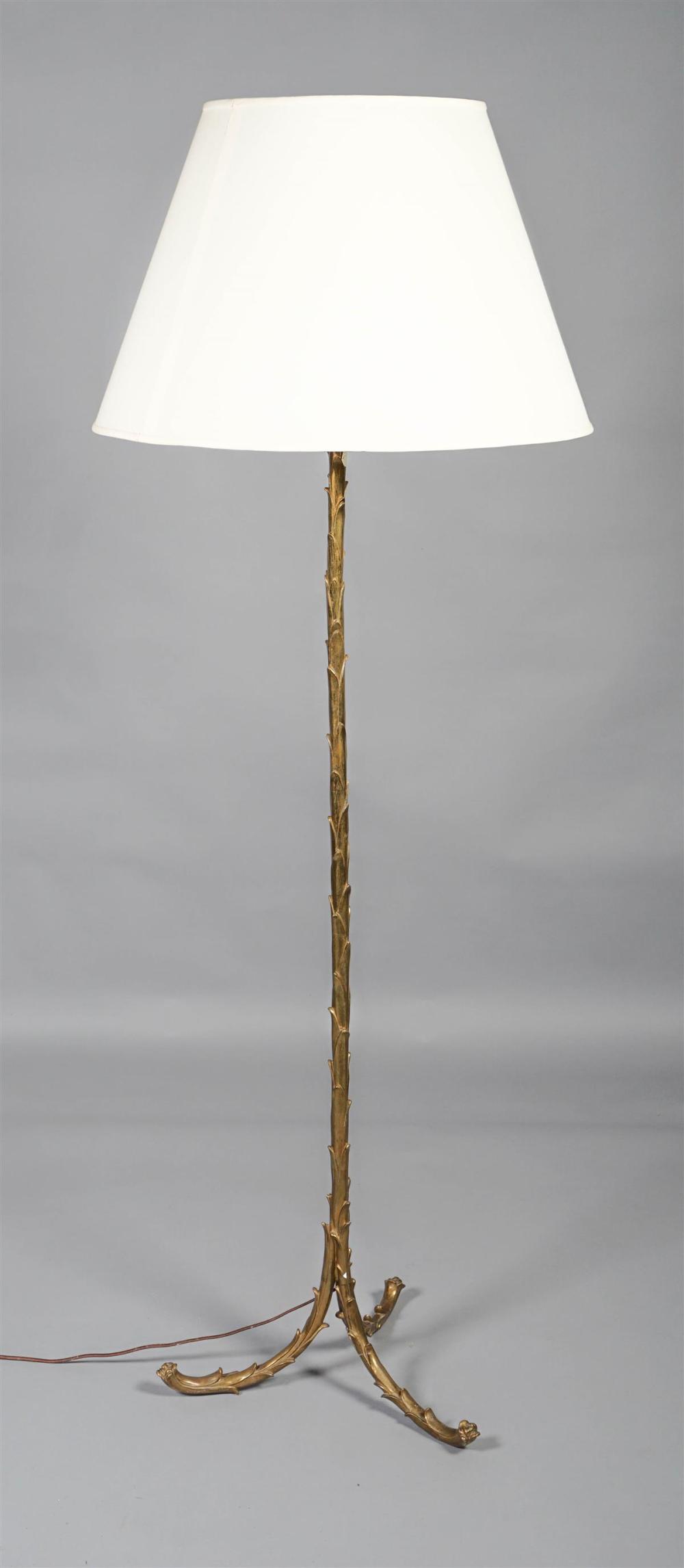 BAGUES STYLE CAST BRONZE FLOOR LAMP