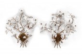 BAGUES-STYLE ROCK CRYSTAL AND