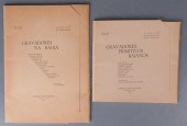 BAHIA WOODCUT ALBUMS, TWO (2)I
