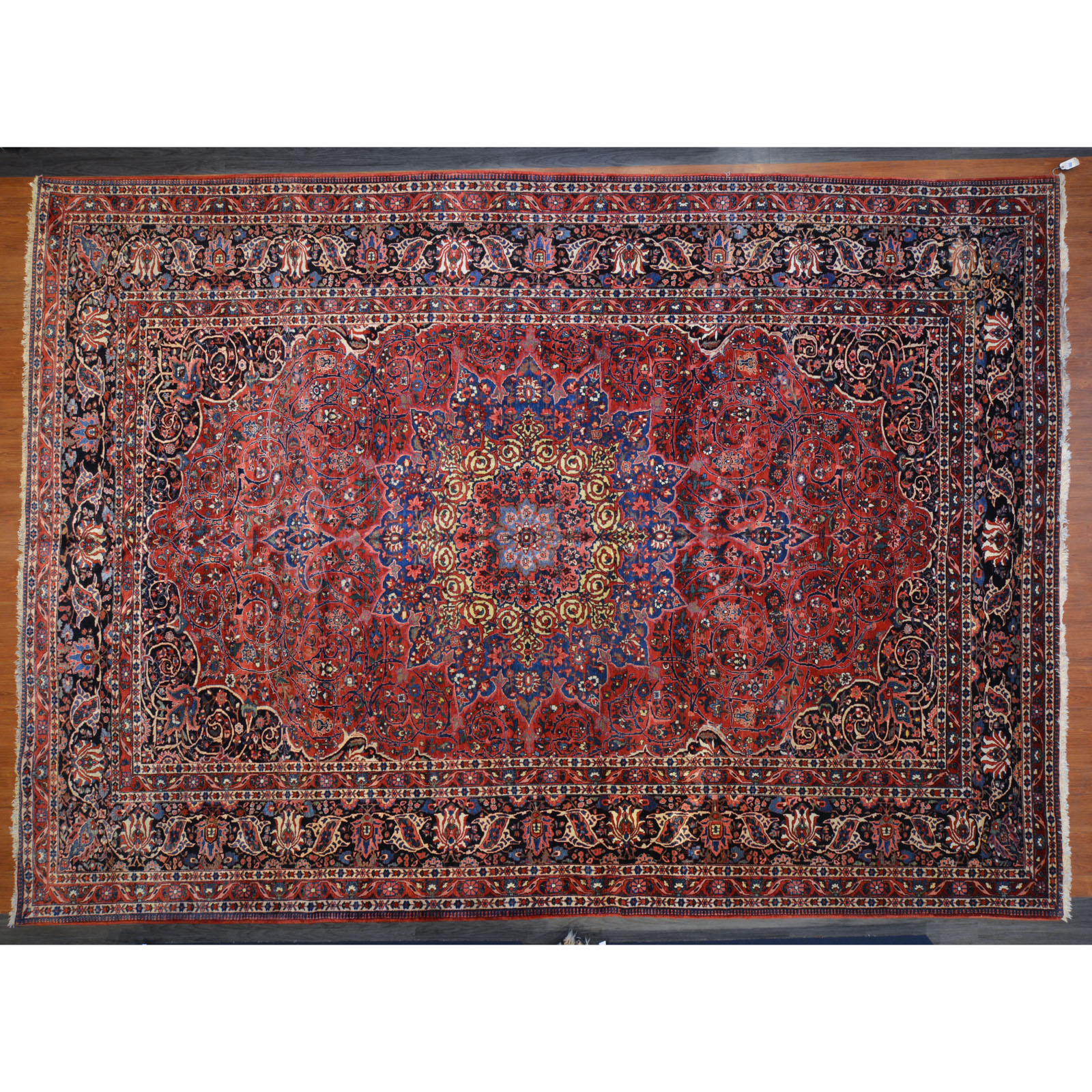 BAHKTIARI CARPET, PERSIA,13.4 X