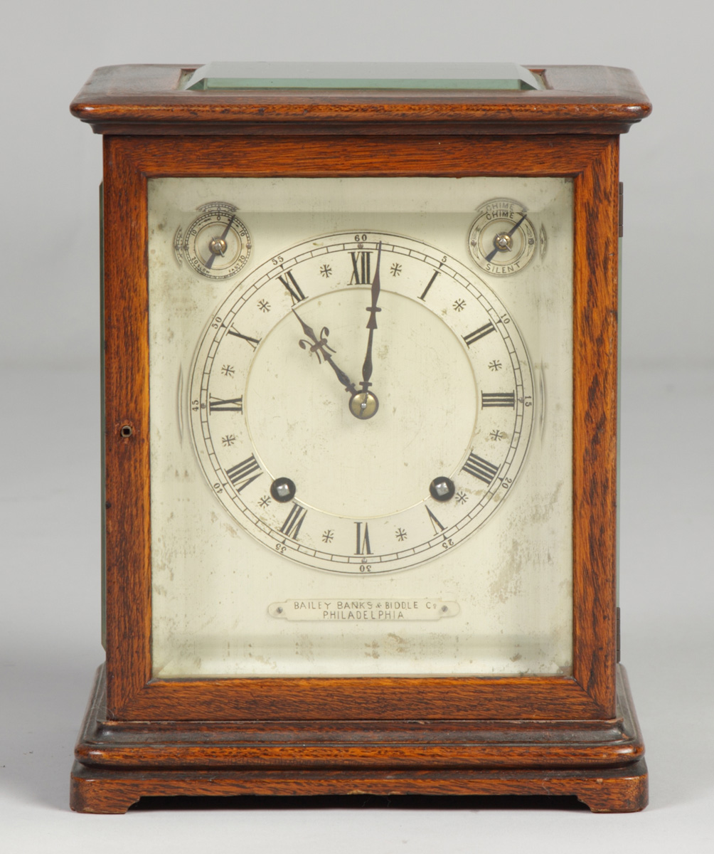 Bailey Banks & Biddle Shelf Clock