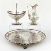 Bailey & Co coin silver salver