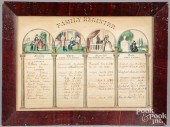BAILLIE PRINTED FAMILY REGISTE