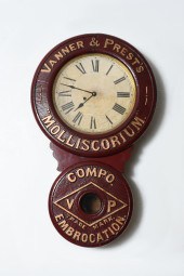 BAIRD ADVERTISEMENT CLOCK: Bai