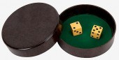 BAKELITE CHINESE DICE BOX WITH