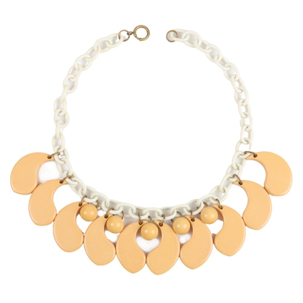 BAKELITE COLLAR NECKLACE WITH