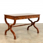 BAKER BURLED WOOD REGENCY STYL