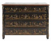 BAKER CHINOISERIE-DECORATED CH
