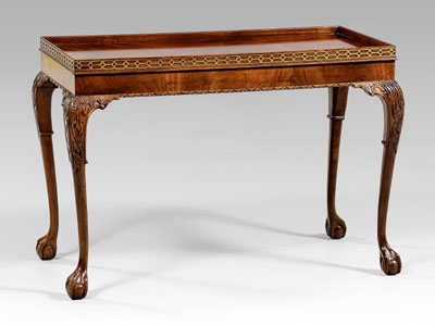 Baker Chippendale style tea