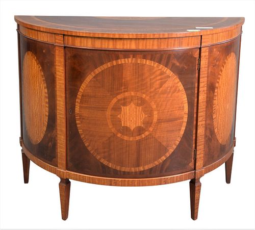 BAKER DEMILUNE INLAID SERVER,