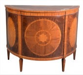 BAKER DEMILUNE INLAID SERVER,