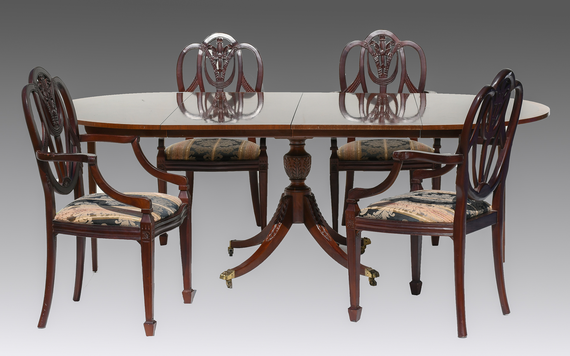 BAKER DINING TABLE WITH FOUR