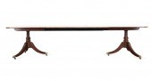 BAKER DOUBLE PEDESTAL DINING T