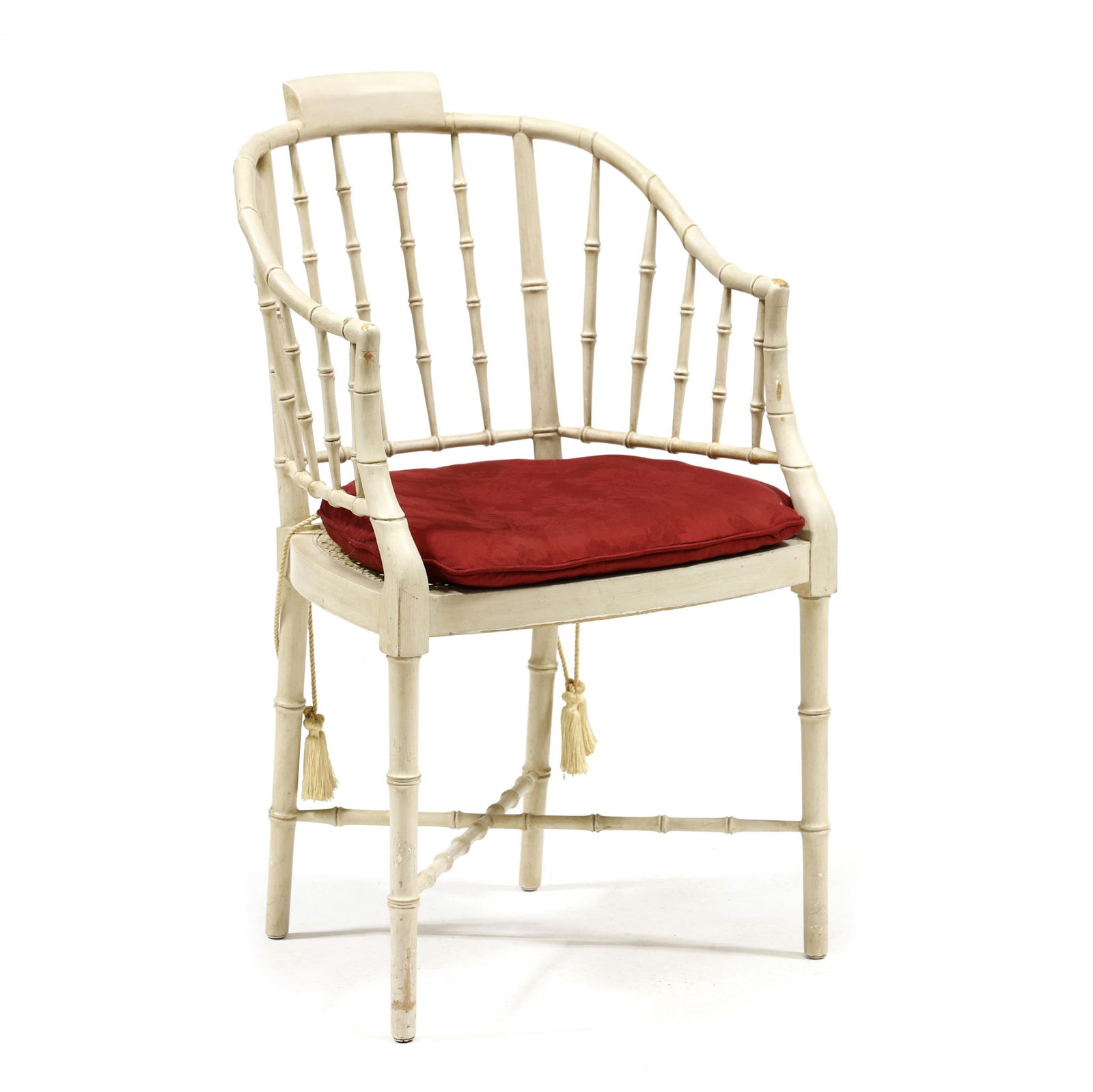 BAKER, FAUX BAMBOO PAINTED