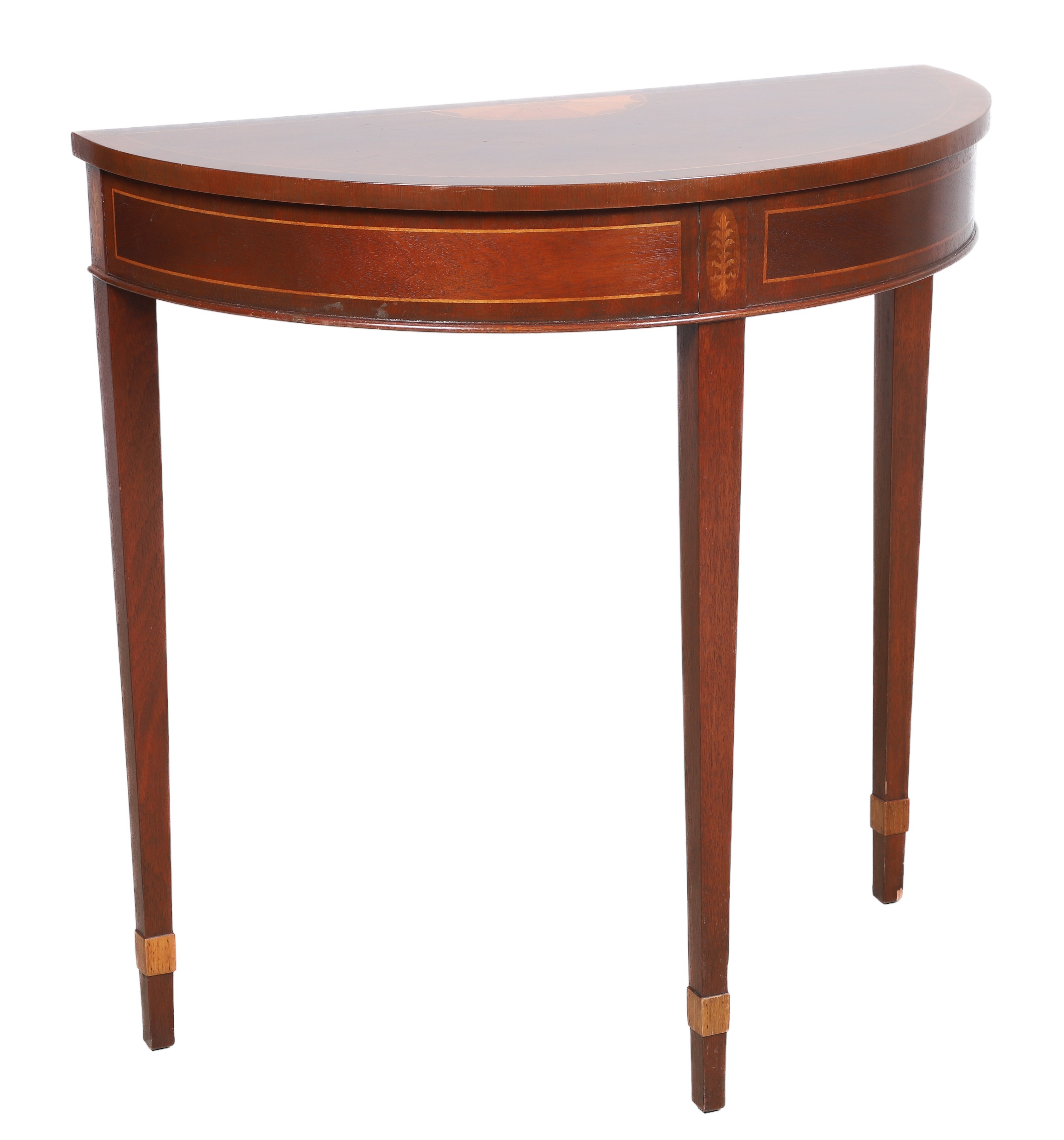 Baker Federal style inlaid mahogany
