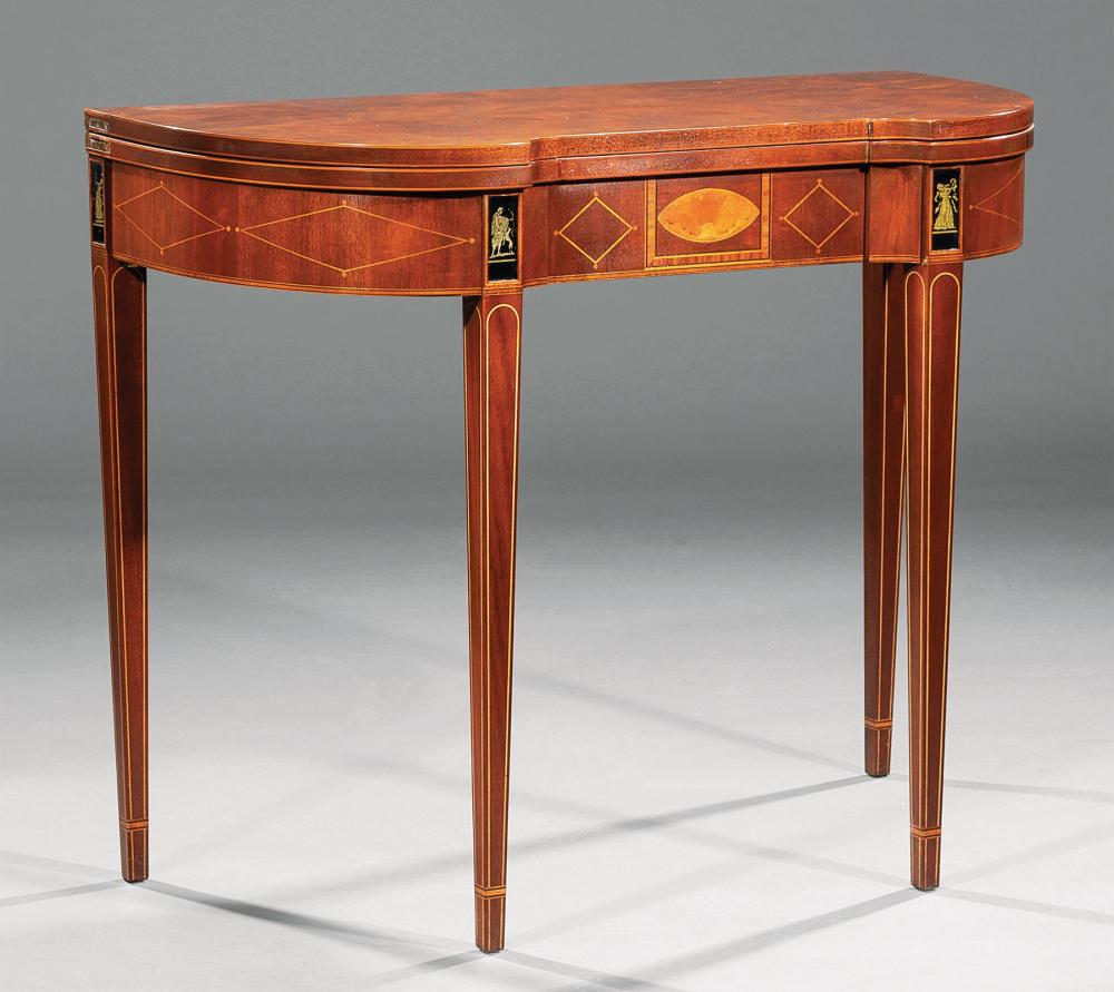 BAKER FURNITURE INLAID MAHOGANY