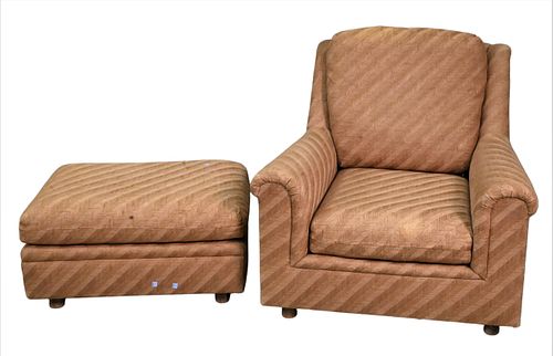 BAKER FURNITURE UPHOLSTERED CLUB