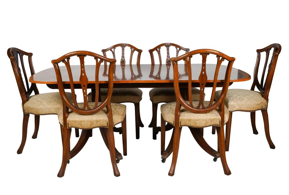 BAKER HEPPLEWHITE-STYLE MAHOGANY