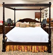 BAKER KING SIZE MAHOGANY CANOP