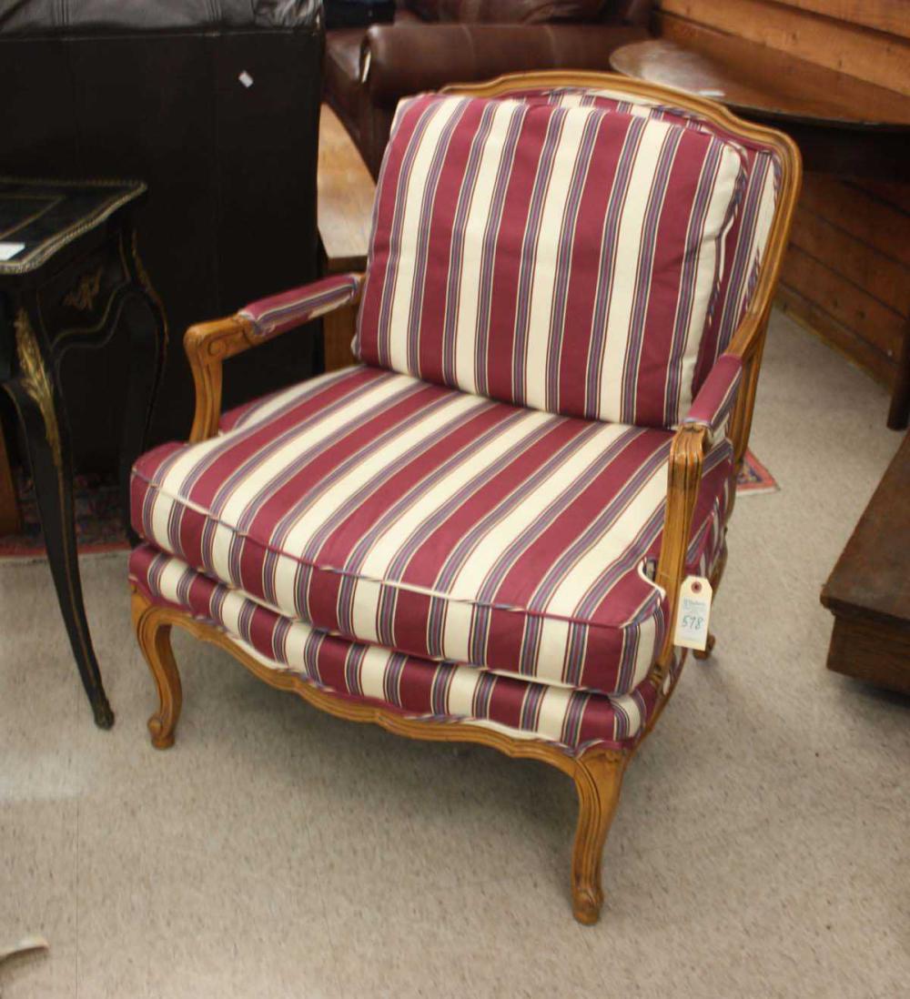 BAKER LOUIS XV STYLE ARMCHAIR,