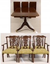 BAKER MAHOGANY BANDED TABLE, L