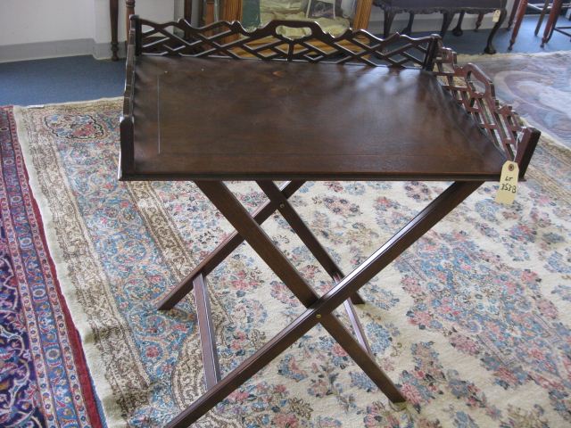 Baker Mahogany Butlers Stand
