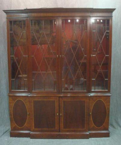 BAKER Mahogany China Cabinet. The