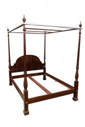 BAKER MAHOGANY FOUR POSTER BED