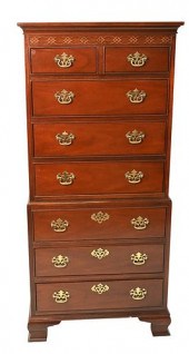 BAKER MAHOGANY LINGERIE CHEST,