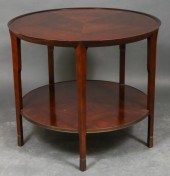 BAKER MAHOGANY TWO-TIER OCCASI