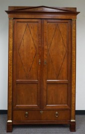 BAKER NEO-CLASSICAL STYLE BURL