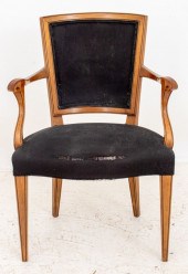 BAKER NEOCLASSICAL FRUITWOOD U